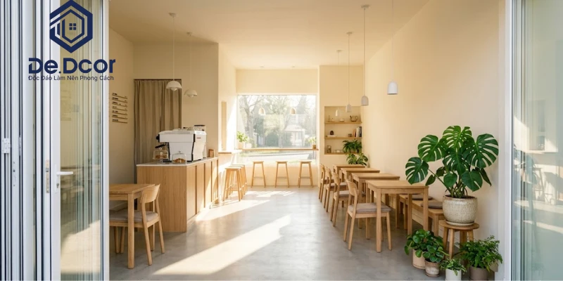 5 Bí Quyết Decor Quán Cafe Nhỏ Đẹp “Ăn Gian” Diện Tích