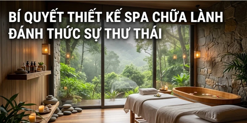 Bí Quyết Thiết Kế Spa Chữa Lành Đánh Thức Sự Thư Thái