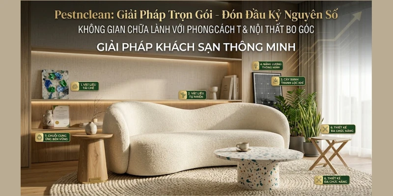Không Gian Chữa Lành Với Phong Cách Thiết Kế Japandi & Nội Thất Bo Góc