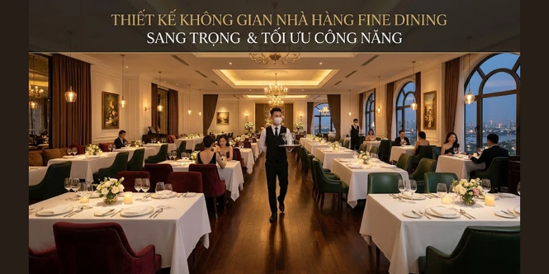 Thiết Kế Nội Thất Nhà Hàng: Bí Quyết Tối Ưu “Diện Tích Hiệu Quả”