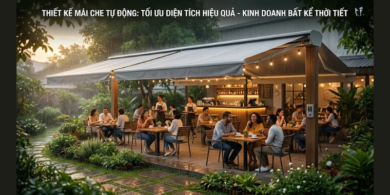 Thiết Kế Cafe Sân Vườn: Tuyệt Chiêu Tối Ưu “Diện Tích Hiệu Quả”