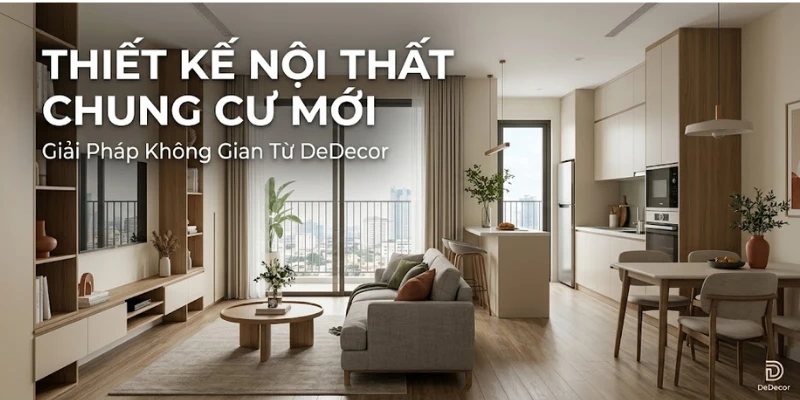Thiết Kế Nội Thất Chung Cư Mới: Giải Pháp Không Gian Từ DeDcor