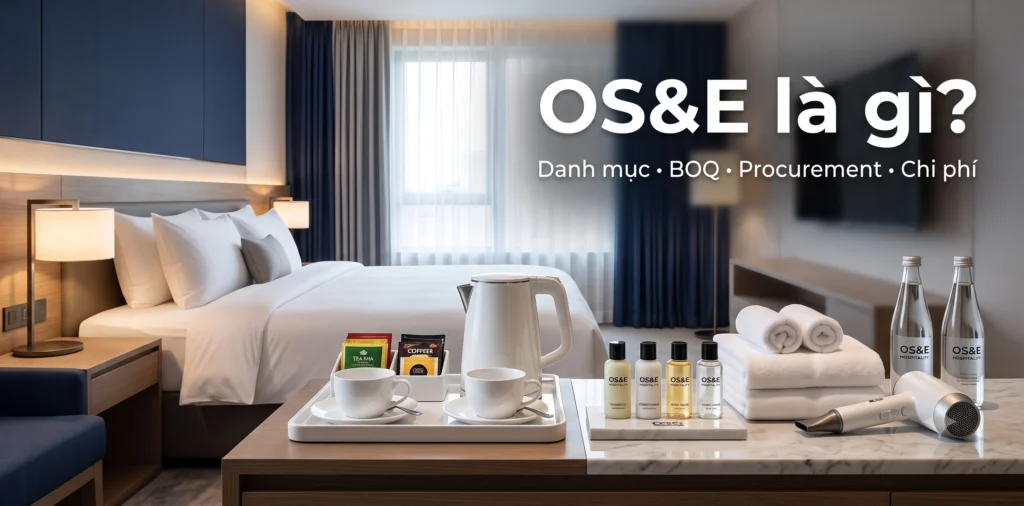 OS&E là gì? Danh mục, BOQ, quy trình và chi phí OS&E