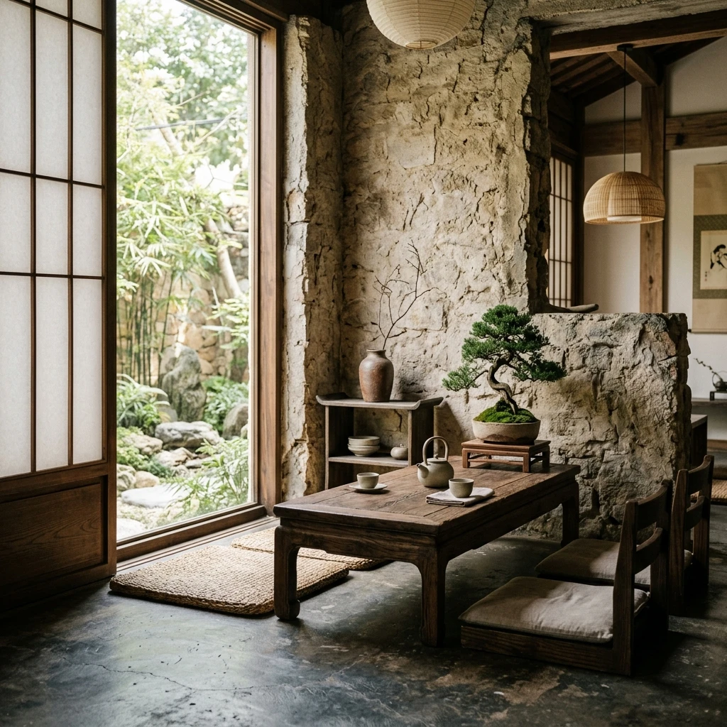 Thiết kế nhà hàng Omakase cao cấp với triết lý Wabi-Sabi