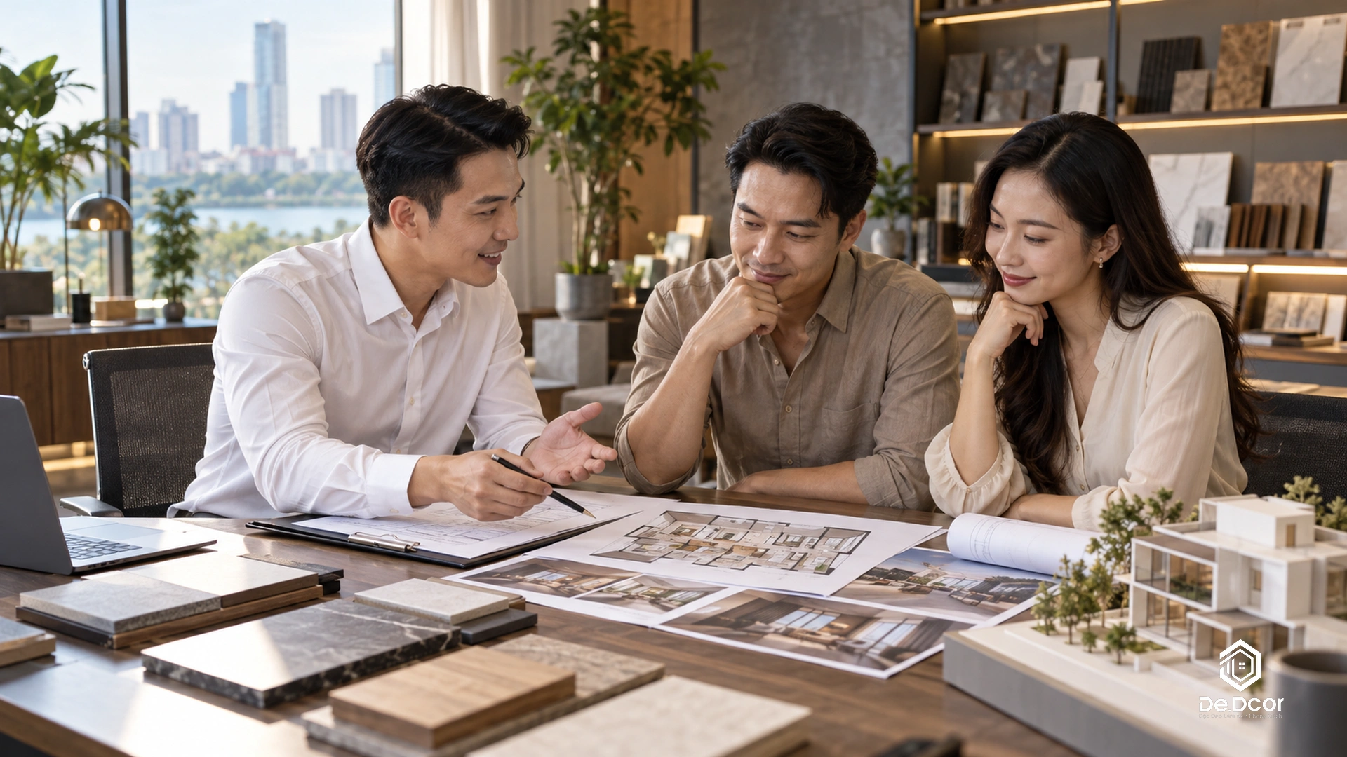 Ký kết hợp đồng thi công nội thất trọn gói minh bạch và chuyên nghiệp