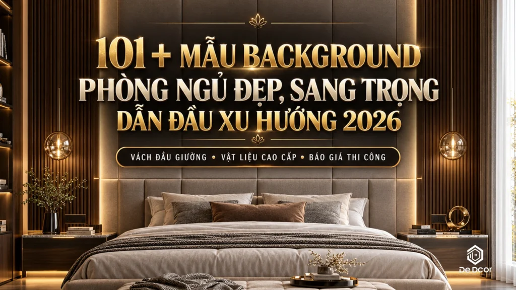 101+ Mẫu Background Phòng Ngủ Đẹp, Sang Trọng Dẫn Đầu Xu Hướng 2026