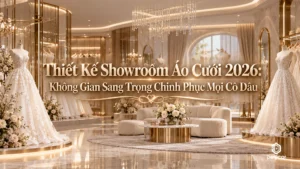 Thiết kế showroom áo cưới là gì và vì sao quan trọng - Thiết kế showroom áo cưới